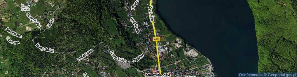 Zdjęcie satelitarne Brzozowa ul.